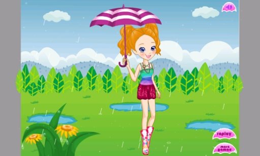 Dress Up! Polly in the Rain!截图4