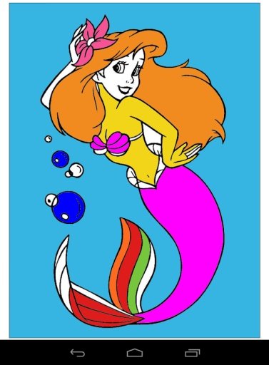 Coloring for Kids : Mermaid截图2