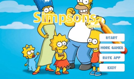 Coloring Book Simpsons edition截图2