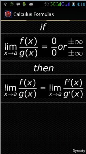 Calculus Formulas截图8