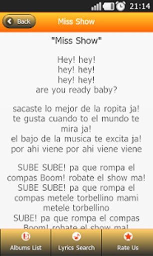 Daddy Yankee Lyrics截图1