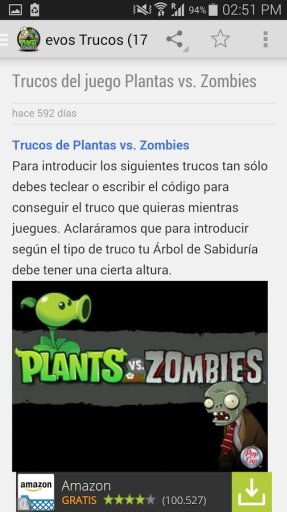 Trucos Plants vs Zombies截图1