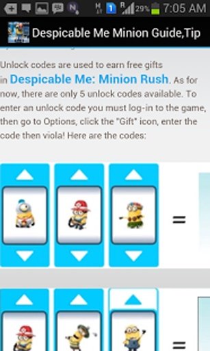 Despicable Me Minion Guide,Tip截图1