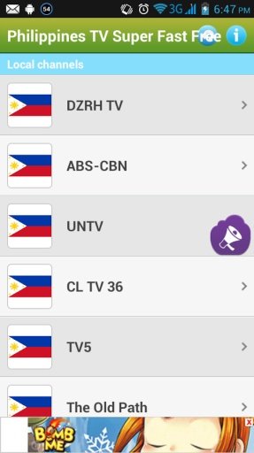 Philippines TV Super Fast Free截图3