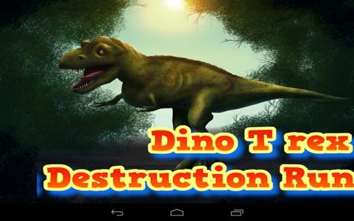 Dino TRex Distruction Run截图1