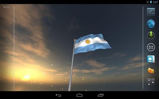 Real Argentina Flag Free截图6