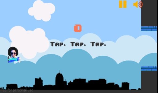 Mindless Behavior Flappy Game截图2