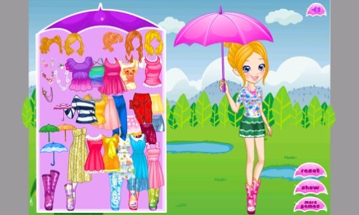 Dress Up! Polly in the Rain!截图6