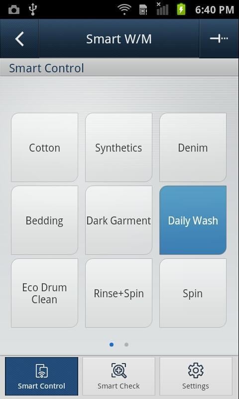 Samsung Smart Washer截图4