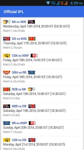 IPL 2014 Live Cricket Score截图6