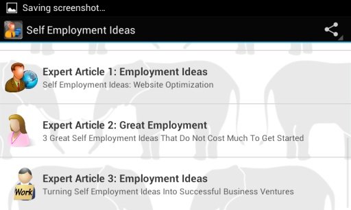 Self Employment Ideas截图2