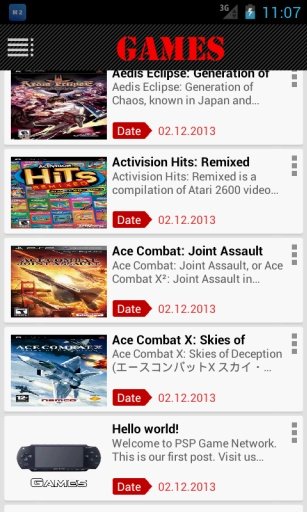 PSP Game List截图3