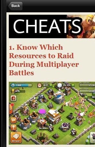 Clash of Clans Top Tips截图3