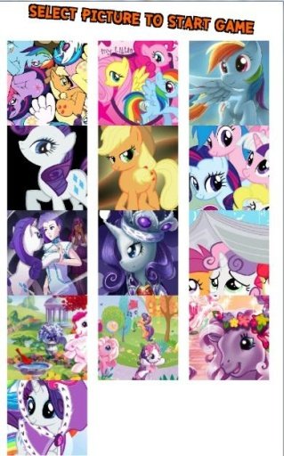 My Little Pony Puzzles Game截图2