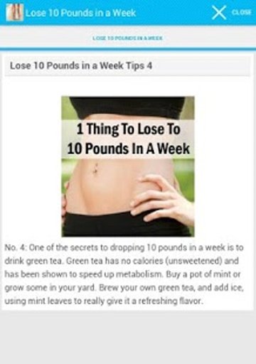 Lose 10 Pounds in a Week截图1
