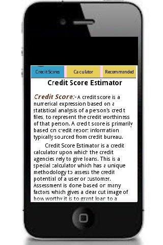 FREE Credit Scores Calculator截图3