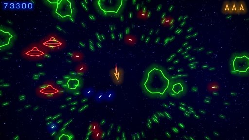 Neon Blast - Asteroid Shooter截图3