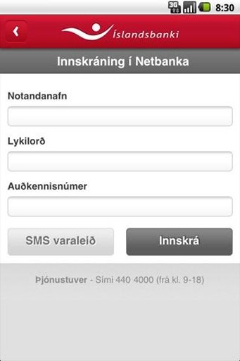 &Iacute;slandsbanki截图5