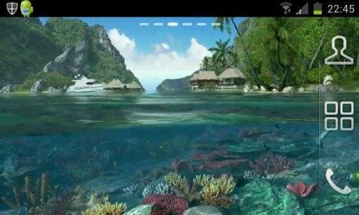 Tropical Sea 3D Live Wallpaper截图2