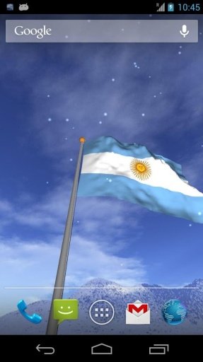 Real Argentina Flag Free截图4