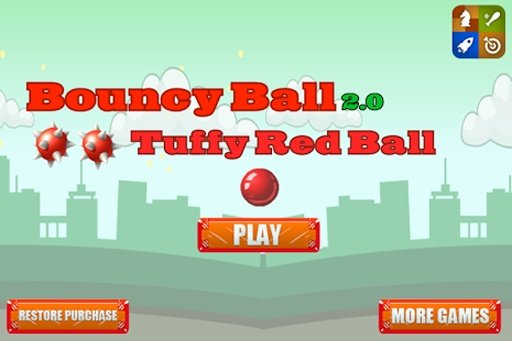 Bouncy Ball - Tuffy Red Ball截图3