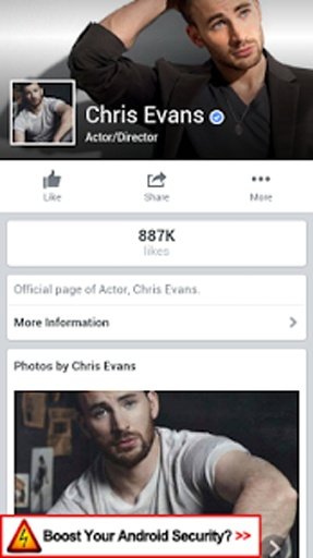 Chris Evans Fan App截图11