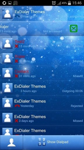 ExDialer蓝色辉光截图1