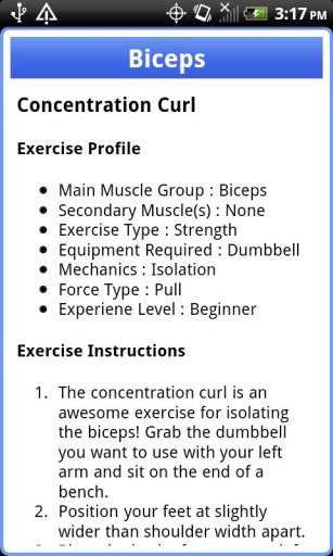 Biceps &amp; Triceps Workouts截图6