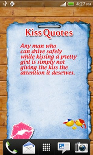 Kiss Quotes Live WallPaper截图6