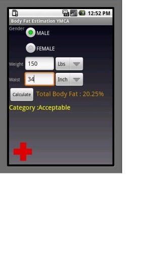 Body Fat Estimation YMCA截图1