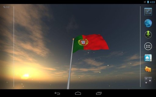 Real Portugal Flag Live Wall截图2