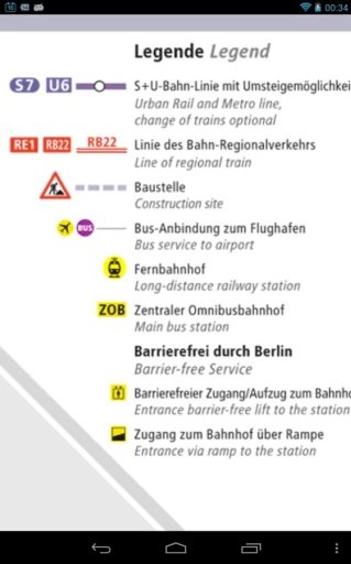 柏林地铁（U-Bahn）的地图截图1