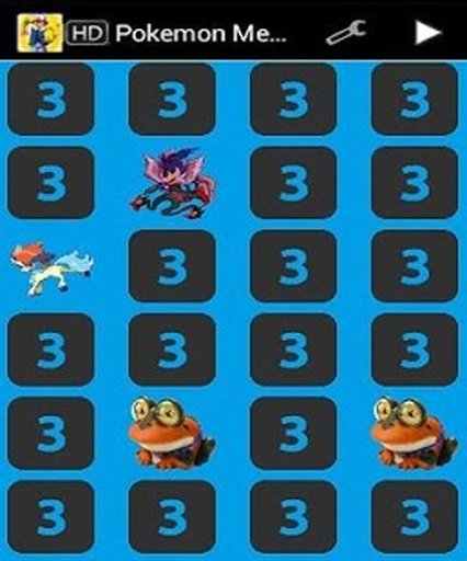 Pokemon Matching Game截图2