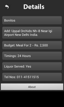 Delhi Night Restaurants FInder截图