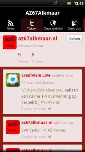 AZ Alkmaar News截图2