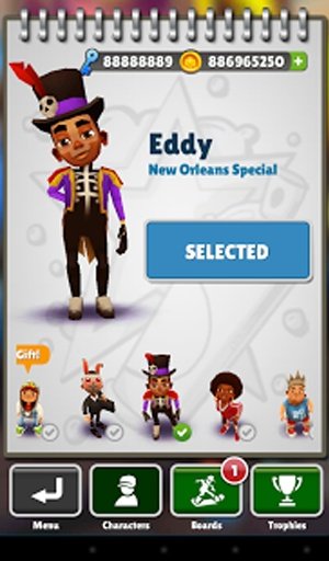 Subway Surf New Orleans Cheats截图7