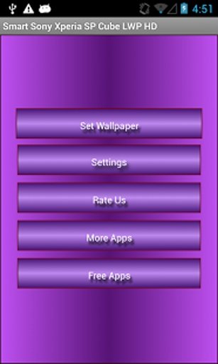 Sony Xperia SP Cube LWP HD截图4