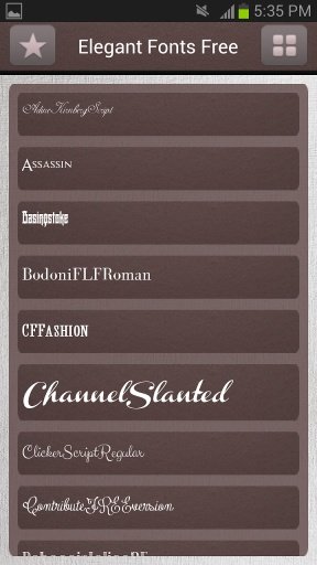 Elegant Fonts for S3截图4