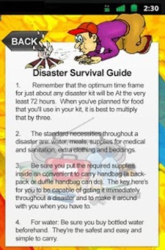 Disaster Survival Guide App截图5