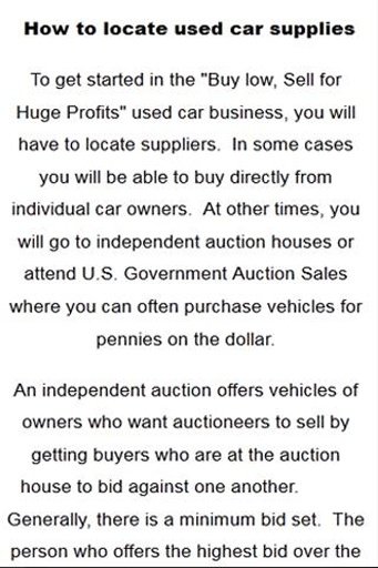 Starting a used car business截图3