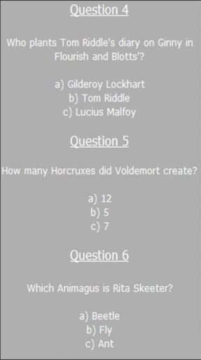 Harry Potter Quiz截图1