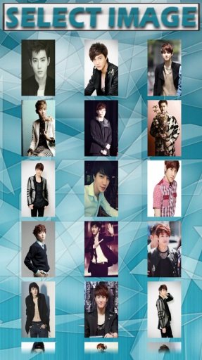 Suho Exo-k Puzzle Game截图6