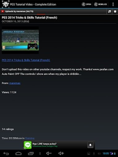 PES 2014 Skill Tutorial Video截图1