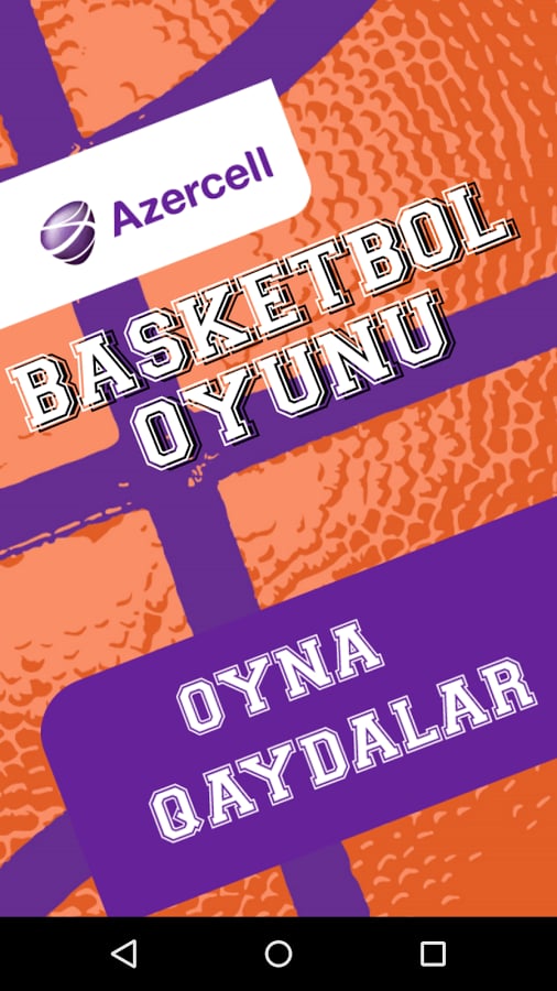 Azercell Basketball Oyunu截图1