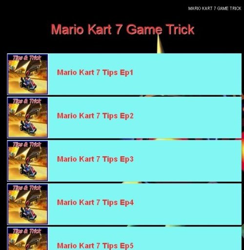 Mario Kart 7 Game Tips截图2