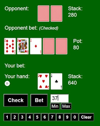 Heads Up AI Poker截图6