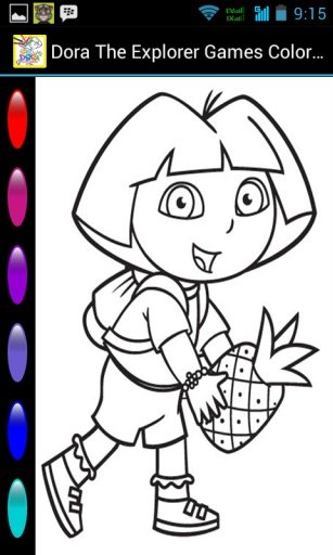 Dora The Explorer Games Coloring截图2