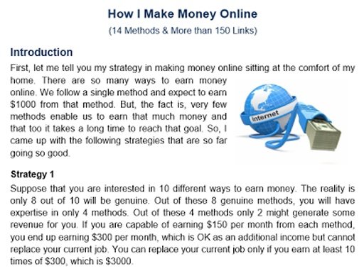 How I Make Money Online截图4