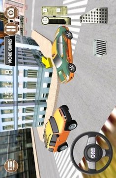 工作站驾驶舱城市驾驶3D截图