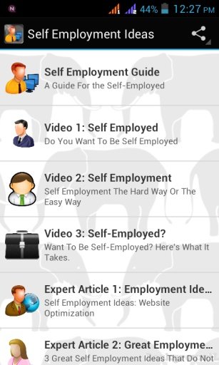 Self Employment Ideas截图3